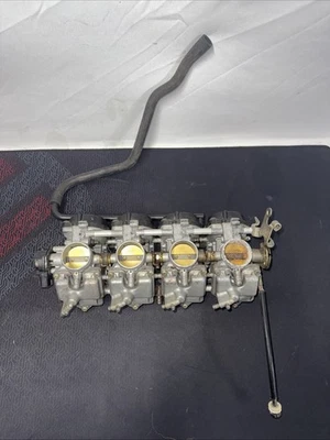 2005-2008 Kawasaki Ninja ZX600 ZZR600 OEM Carburetor Intake Carb Assembly - Image 1 of 4