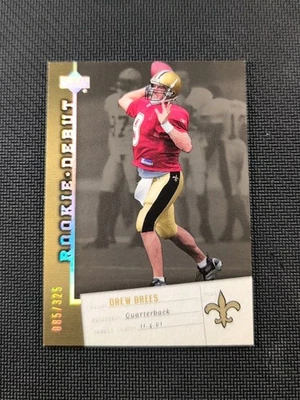 Drew Brees 2006 Upper Deck Rookie Debut Holofoil /325 #60 New Orleans Saints - Image 1 of 2