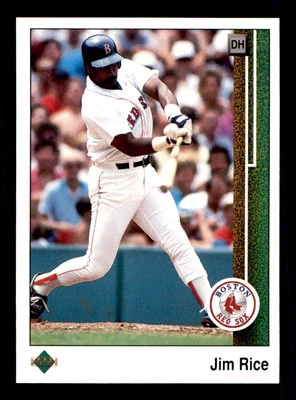 1989 Upper Deck #413 Jim Rice - Image 1 of 2