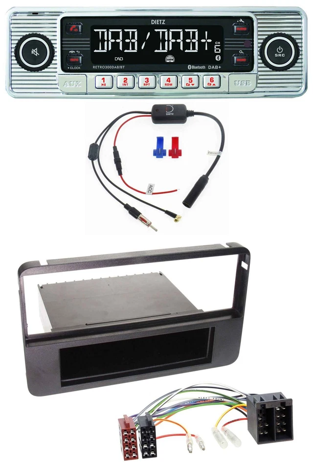 Dietz DAB USB MP3 Bluetooth Autoradio für Alfa Romeo 159 Brera Spider 06-10 - Bild 1 von 4