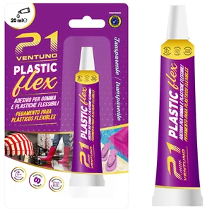 Tubetto Super Colla 21 Plastic Flex Adesivo per Plastica e Gomma Flessibile 20ml - Foto 1 di 4