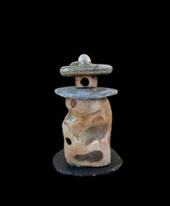 Japanese Bonsai Miniature Garden Stone Lantern Natural Stone Aquarium Japan No.6 - Picture 1 of 16