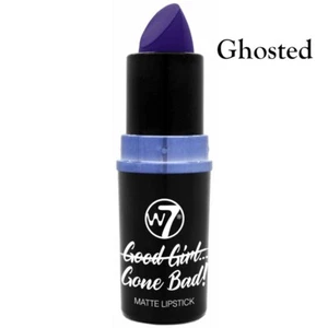 2 x W7 Good Girl... ¡Se fue mal! Lápiz labial púrpura mate - fantasma - Imagen 1 de 3
