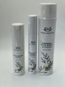 SKIN NATION Magic Masque , Eye Gel , Face Wash Set Of 3 Sealed! - Picture 1 of 2