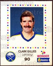 1987-88 Buffalo Sabres Wonder Bread #10 Clark Gillies