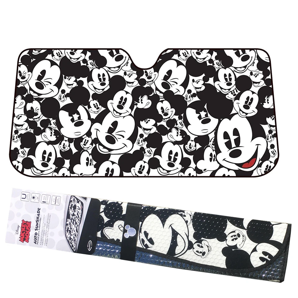New Walt Disney Mickey Mouse Car Truck Windshield Folding Sun Shade Large Size - Image 1 of 1