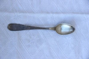 ANTIKER 800 SILBER TEELÖFFEL SAVOYEN MAURITIAN GEPUNZT UND MIT INITIALEN G T - Bild 1 von 9
