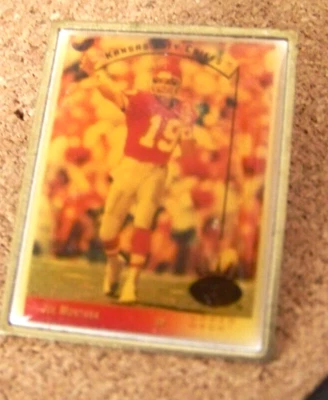 KC Kansas City Chiefs Joe Montana photo pin NFL 1993 Upper Deck card replica - Image 1 of 4
