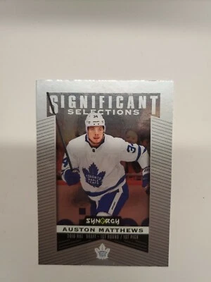 18-19 UD Synergy Significant Selection #SS-10 Auston Matthews - Image 1 of 2
