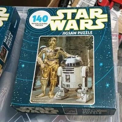 Rompecabezas Kenner Star Wars 2-1977: R2D2 y C3PO. Hans & Chew 14" x 18"  Foto 1 de 4
