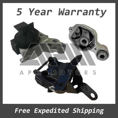 K4097 For 2013-2018 Mazda CX-5 2.0L AWD AUTO Engine & Transmission Mount Kit 3pc - Image 1 of 4