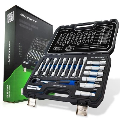 Stoßdämpfer Domlager Werkzeug Satz 18 tlg. KFZ-Fahrwerksinstandsetzungs-Set - Bild 1 von 4