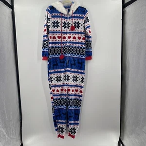 Mono Secret Treasures para mujer PJS multicolor Fair Isle con capucha de una pieza talla S - Imagen 1 de 8