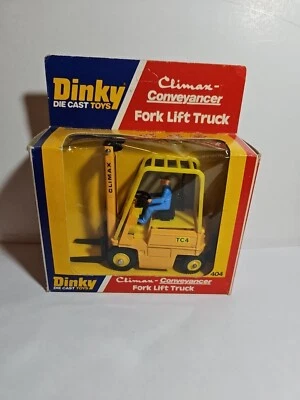 DINKY DIE-CAST TOYS MINT BOXED No.404 1978 CLIMAX CONVEYANCER FORK LIFT TRUCK - Image 1 of 4