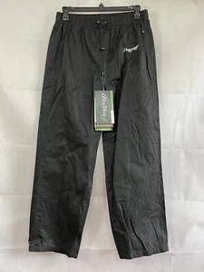 NWT Rain Pants Black FROGGTOGGS Pro Action Elastic Waistband Pull On Man's M G2 - Picture 1 of 24