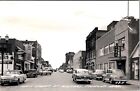 Fremont, NE Nebraska Main Street at Military Coca Cola Rexall RPPC Postcard H732