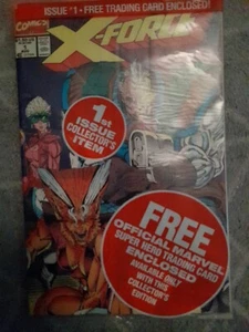 X-Force #1 Comicbuch - Marvel Comics! Sammleredition versiegelt & Sammelkarte - Bild 1 von 3