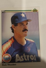 Rick Rhoden Houston Astros 1990 Upper Deck Baseball Card #504 MT