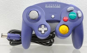 OEM Nintendo Gamecube Controller Purple Indigo DOL-003 Genuine UNTESTED READ - Picture 1 of 8