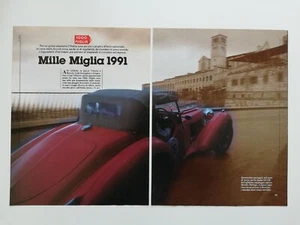 Clipping Ritaglio Articolo 1991 MILLE MIGLIA Racconto dell'Edizione del 1991 - Imagen 1 de 3