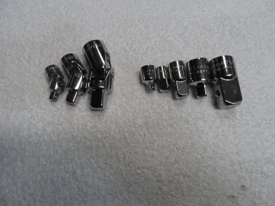 Craftsman 1/4" 3/8" 1/2" 3/4" Drive Socket Adapter + Swivel Joint Set - 8 pcs - Image 1 of 1