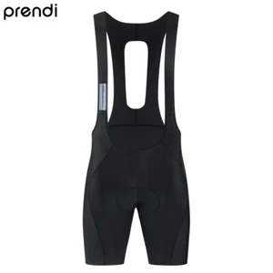PREI Hombres Ciclismo Bib Pantalones Cortos Negro Gel Almohadilla MTB Cómoda Bicicleta Ropa - Imagen 1 de 19