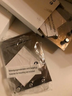 P2x Memo Board: Schlüssel Brett Metall Notizen Block Magnet 11x16cm NEU - Bild 1 von 3