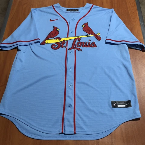 Nike Yadier Molina St. Louis Cardinals MLB Jersey Blue Alternate Adult Mens XL Cover