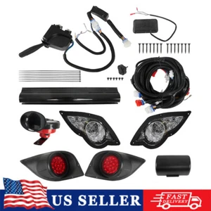 Deluxe LED Headlights & Tail Lights Kit for Yamaha G29/Drive Golf Carts 2007-16 - Picture 1 of 12