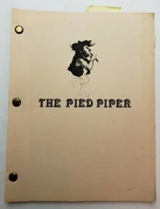 THE PIED PIPER / Elizabeth Swados 1984 Unproduced Screenplay, Wohleigh Company - Picture 1 of 12