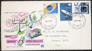 Australia 1968 World Weather Watch And World Satellite Communications WCS FDC - Picture 1 of 1
