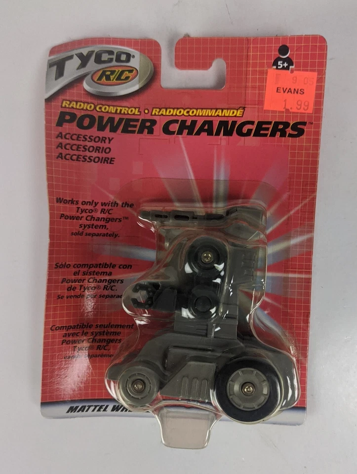 TYCO RC Power Changers Silver Robot New on Card Mattel - Image 1 of 1