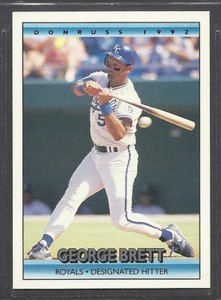 1992 Donruss Baseball - #143 - George Brett - Kansas City Royals