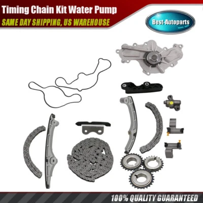 Timing Chain Kit Water Pump for 2007-10 Ford Edge Taurus Lincoln Mkz 3.5 3.7L V Foto 1 de 4
