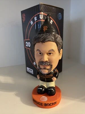 SF Giants BRUCE BOCHY GNOME 摇头公仔 2016 场馆赠品 旧金山 🎁 — 第 1/4 张图片