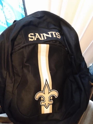 No Saints black backpack. Barely used Cover