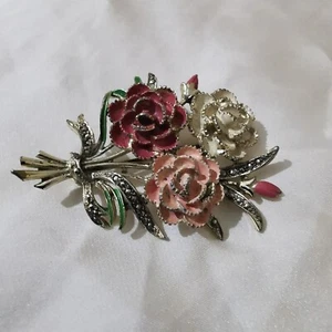 Exquisite Birthday Series Brooch Rare Piece Marked Mirella - Picture 1 of 4