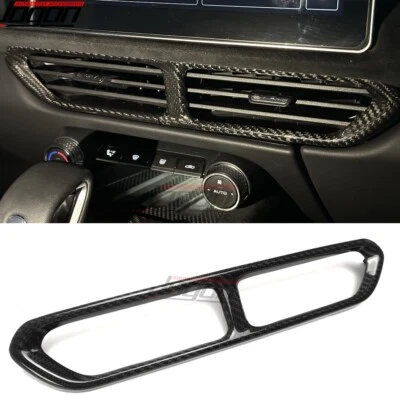 Consola de fibra de carbono real ventilación toma salida moldura para Lotus Emira V6 i4 2023+ Foto 1 de 4