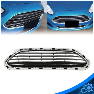 FRONT BUMPER GRILL GRILLE For 2014-2019 Ford Fiesta Replace for D2BZ-17B968-AA - Image 1 of 4