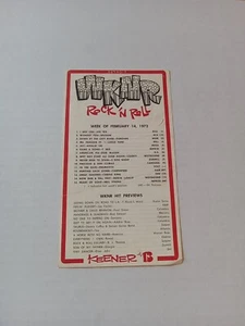 DETROIT WKNR- ROCK'N ROLL -RECORDS SURVEY 1972- Joe Tex#1, Gladys Knight Ad - Picture 1 of 3