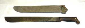 WWII USMC Issue Collins Legitimus Machete and Plastic VP Scabbard 23-1/2" oa - Picture 1 of 16