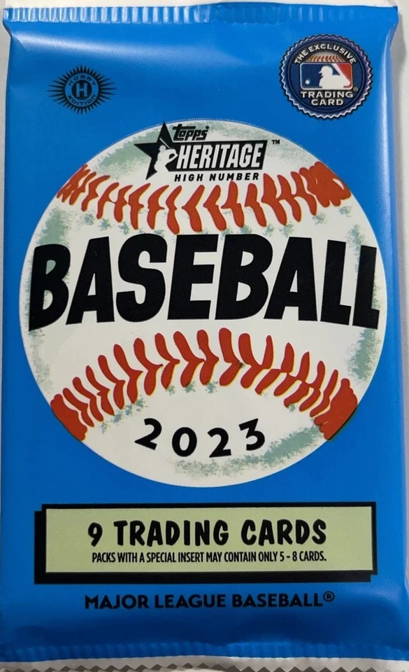 2023 Topps Heritage High Number Baseball Hobby Pack
