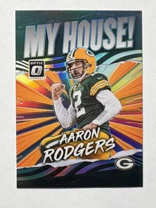 2021 Donruss Optic Aaron Rodgers #MH-15 My House! Green Bay Packers - Picture 1 of 2
