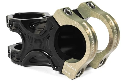 Renthal Apex Stem - 31mm 31.8 Clamp +/-6 1 1/8" Aluminum Black/Gold - Image 1 of 4