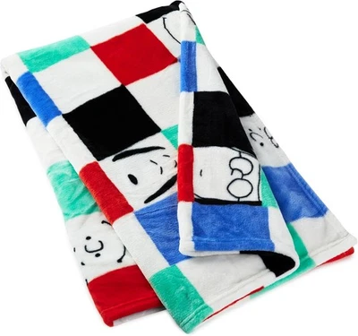 Hallmark Karierte ERDNÜSSE Decke, Geschenke, SNOOPY PEANUTS...  - Bild 1 von 4