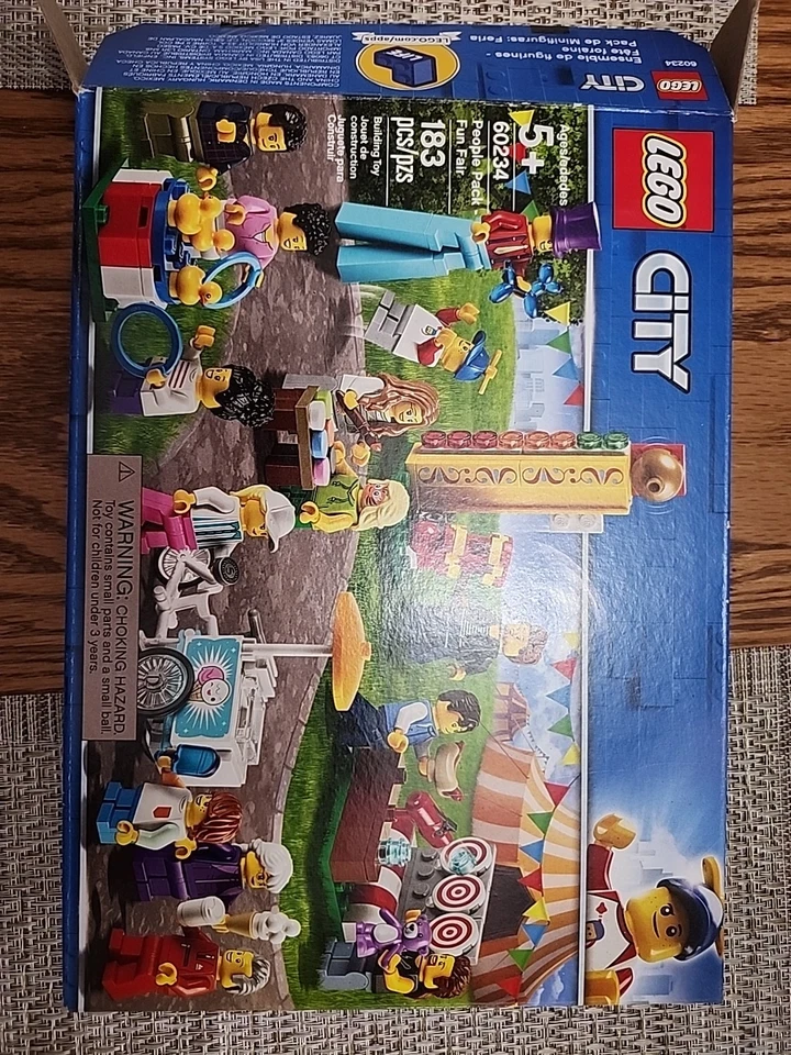 LEGO City People упаковка - веселый справедливый набор 183 детали пустая коробка - Изображение 1 из 1