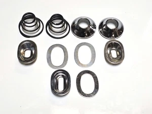 1928-1931 Ford Model A  Escutcheon Set Standard Trim Door Handles and Cranks - Picture 1 of 1