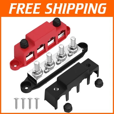 400A Bus Bar 12V Distribution Block with 4 Studs - Image 1 of 4