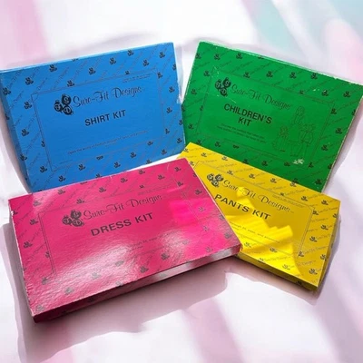 Sure-Fit Design Master Patterns uncut  Men Women Children 1983 vintage 4 boxes - Image 1 of 4