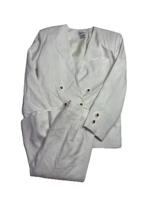 Worthington Women's 10 Skirt Suit Set Lined Blazer Career Old Money Classy SEE - Image 1 of 4